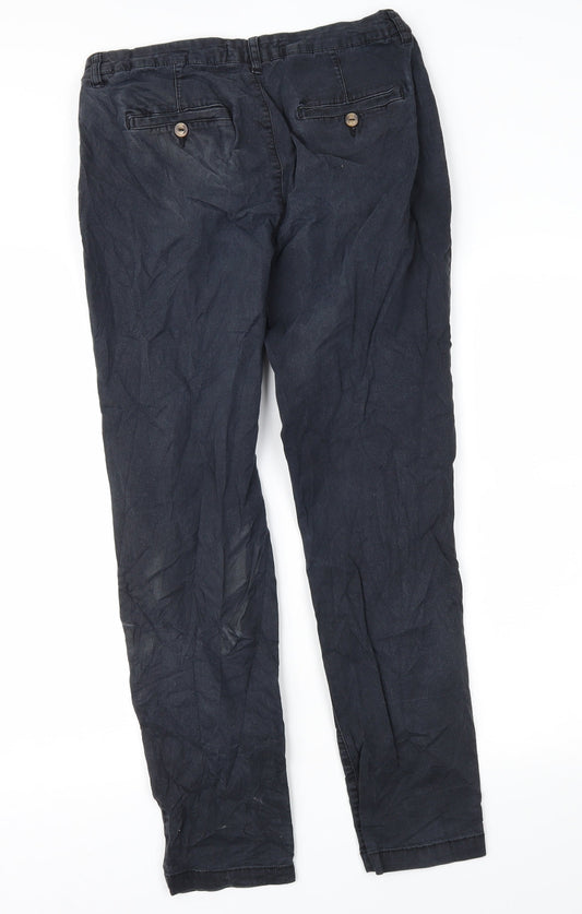 Womens UK Size 10 H&M Regular Fit Straight Blue Jeans