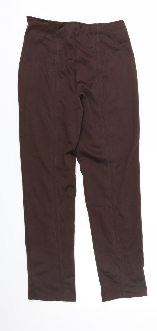Womens UK Size 30 in Preworn Regular Fit Brown Trousers