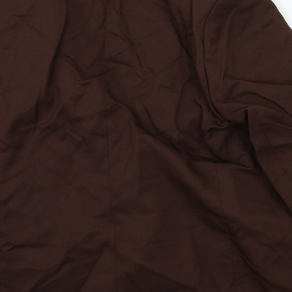 Womens UK Size 16 Slimma Regular Brown Suit Jacket