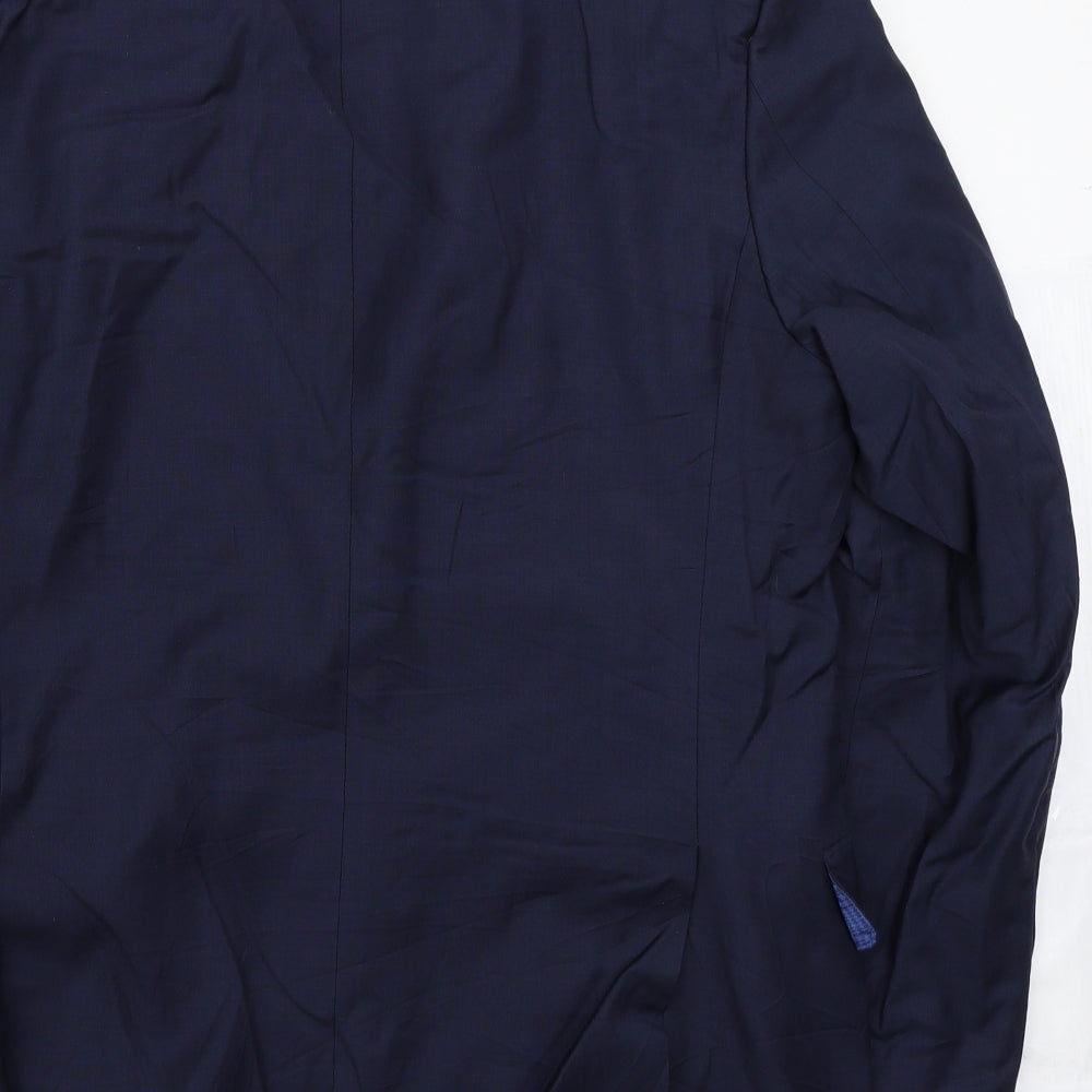Mens UK Size 42 Sartorial Regular Blue Suit Jacket