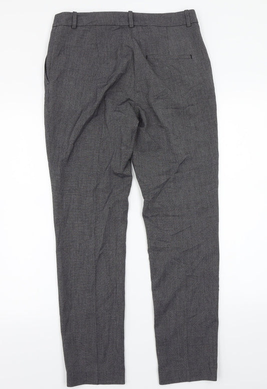 Womens UK Size 8 H&M Regular Fit Grey Trousers