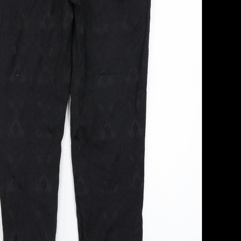 Newlook Womens Black Trousers Size 12 L28 in