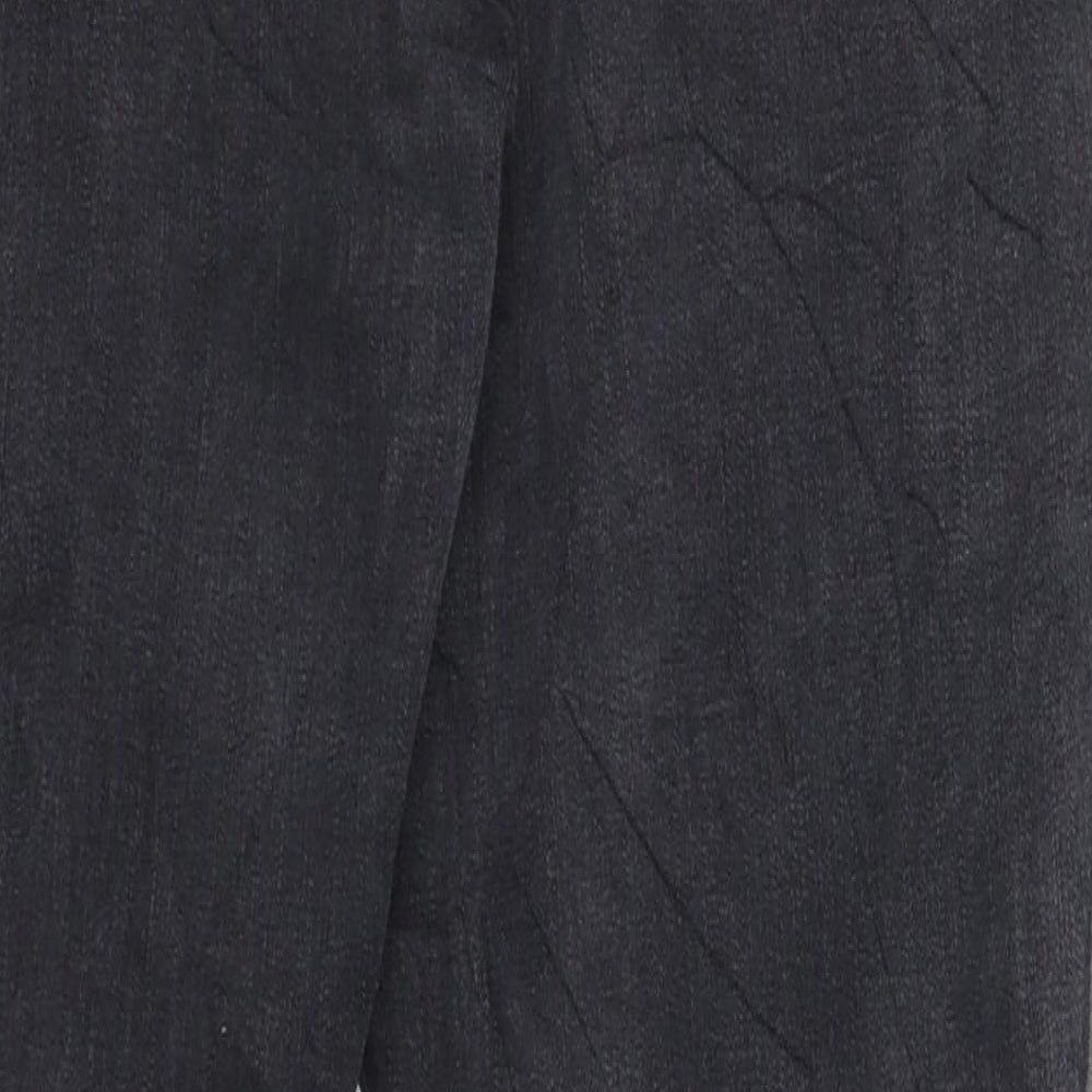 Blend She Womens Grey Striped Denim Skinny Jeans Size 32 in L30 in