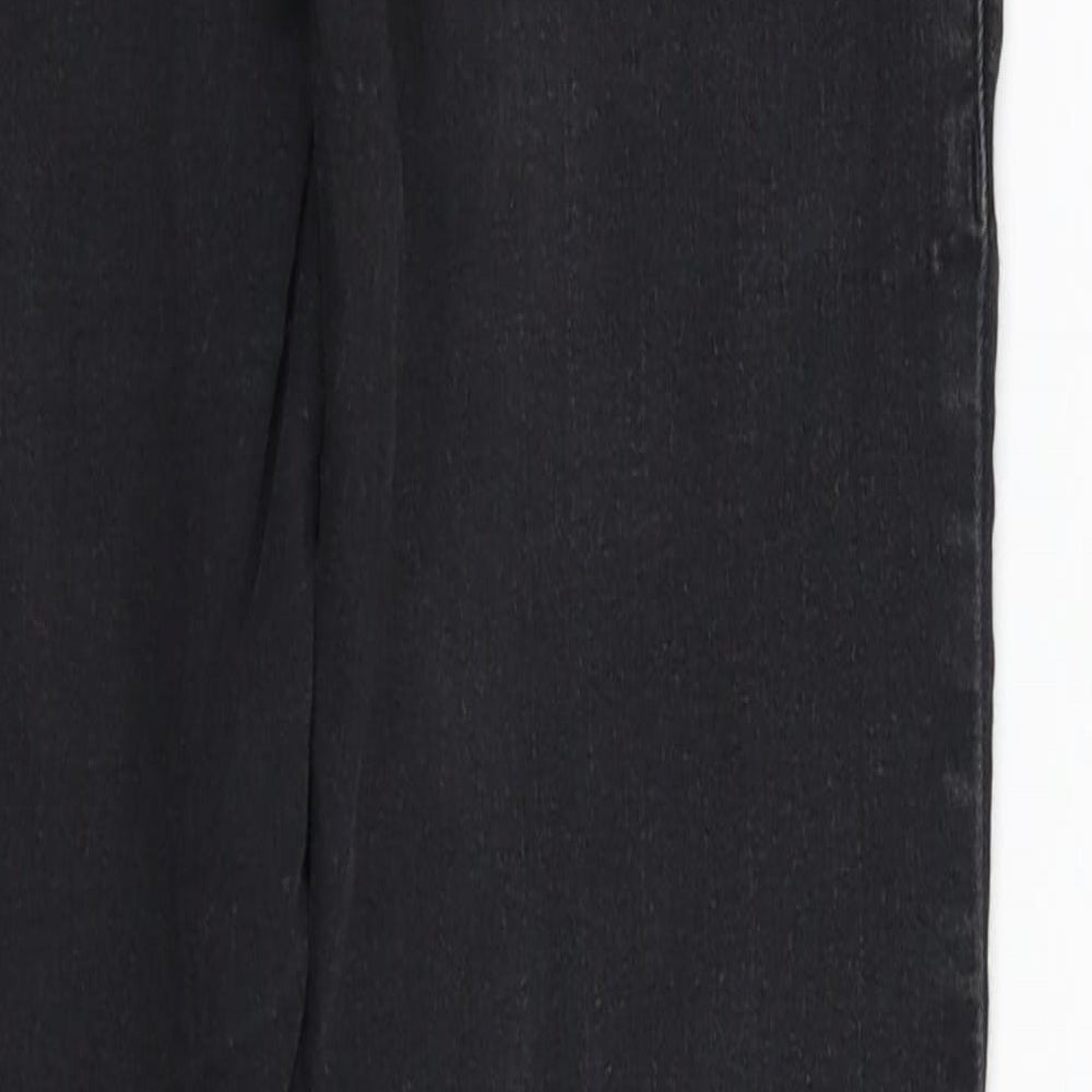 Topshop Womens Black Denim Jegging Jeans Size 24 in L28 in
