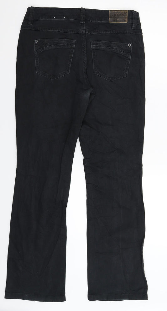 Womens UK Size 30 in Esprit Regular Fit Bootcut Black Jeans
