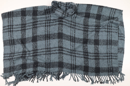 NEXT Womens Blue Plaid Shrug Jumper One Size