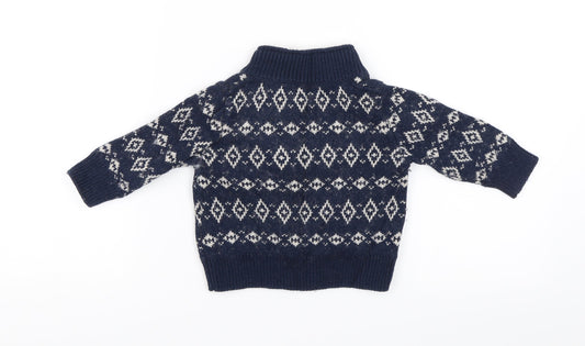 Gap Baby Blue Pullover Jumper Size 6-9 Months