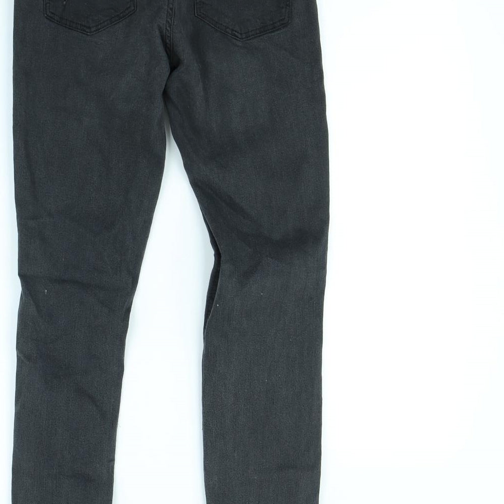 Womens UK Size 8 H&M Regular Fit Skinny Black Jeans