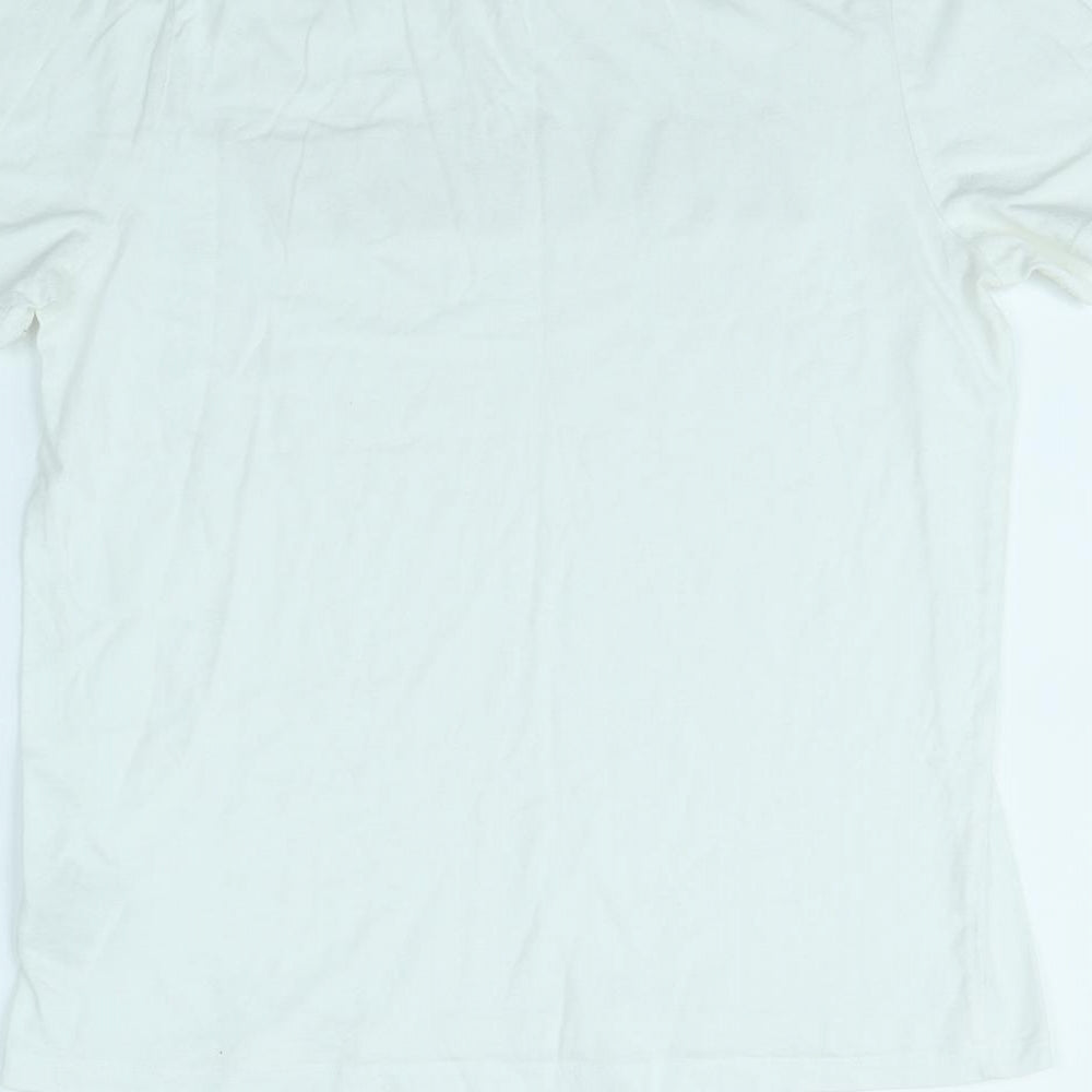 Womens UK Size S H&M White Basic T-Shirt