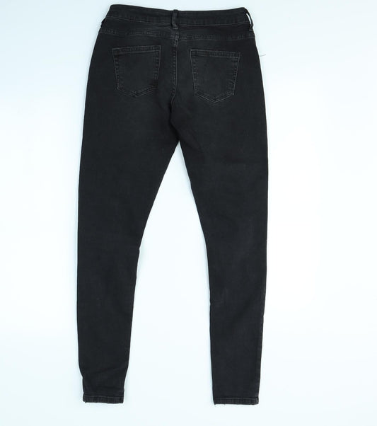 Denim & Co. Womens Black Skinny Jeans Size 8 L29 in