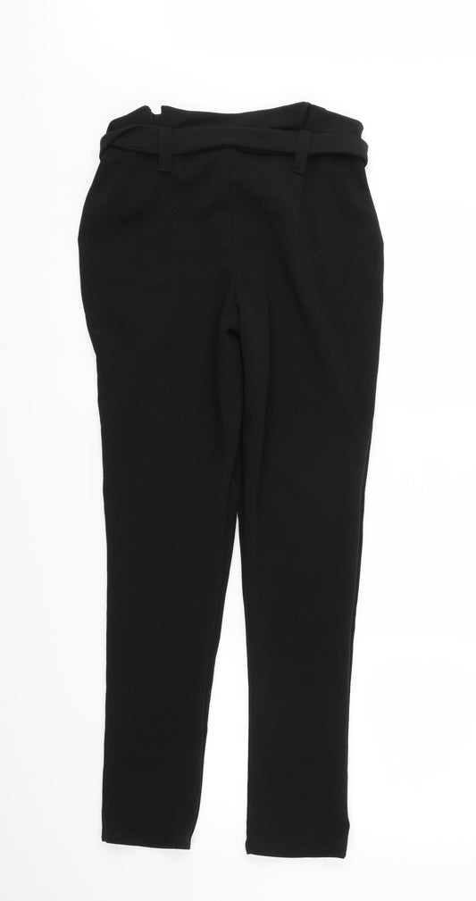 Select Womens Black Trousers Size 8 L27 in