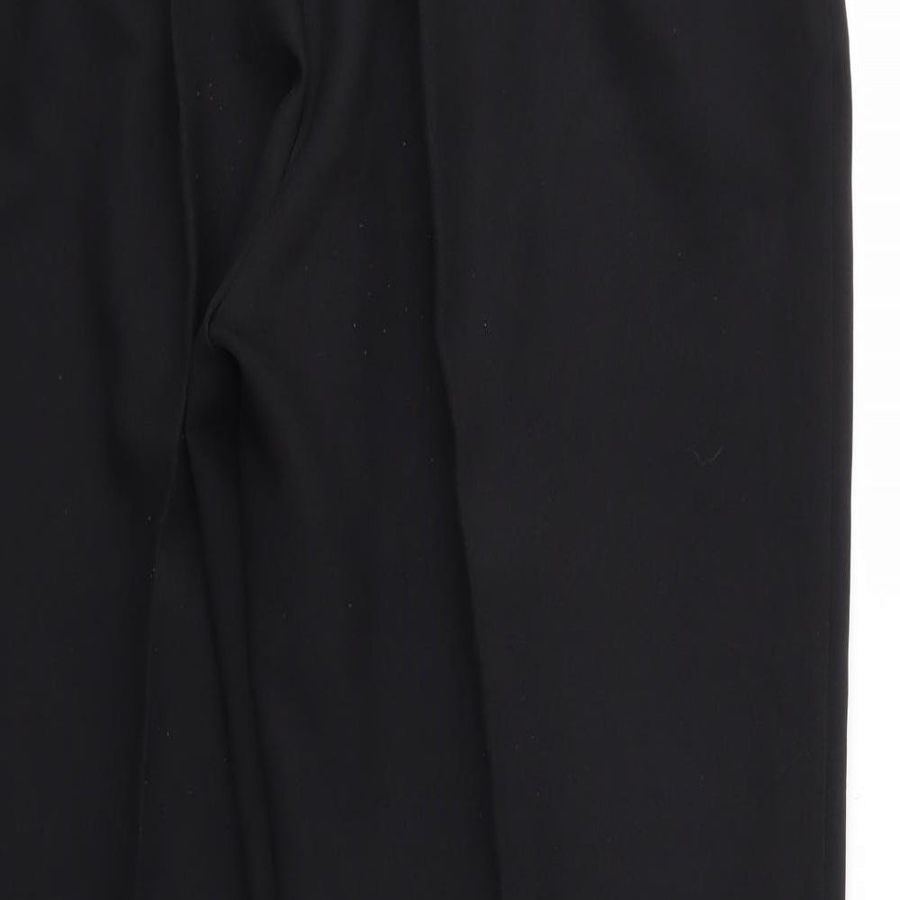 Womens UK Size 34 in Preworn Regular Fit Black Trousers