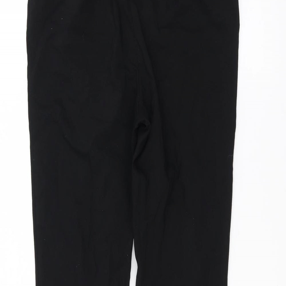 Womens UK Size 10 Dorothy Perkins Regular Fit Black Trousers