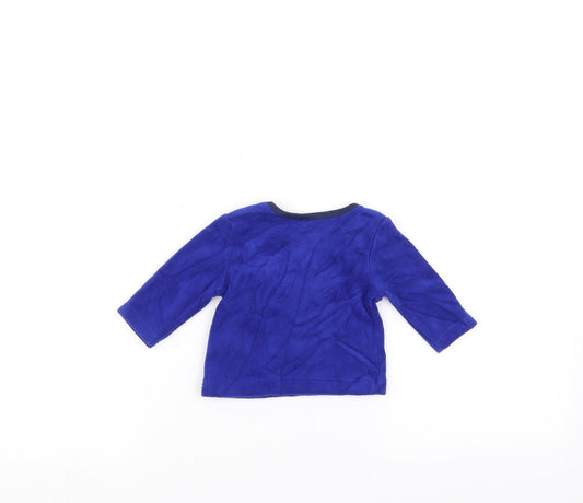 George Blue Pullover Jumper Size 0-3 Months - Dinosaur