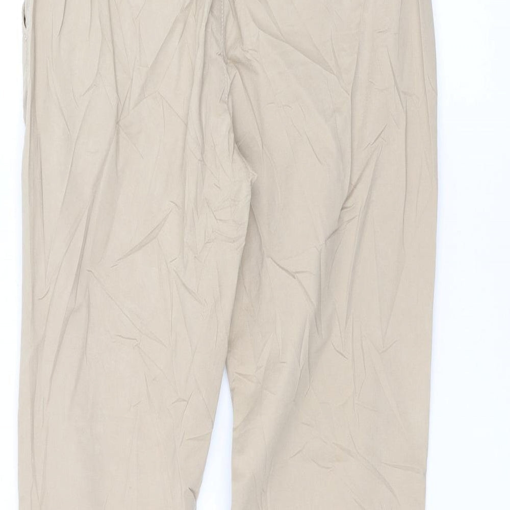 Womens UK Size 8 H&M Regular Fit Brown Trousers