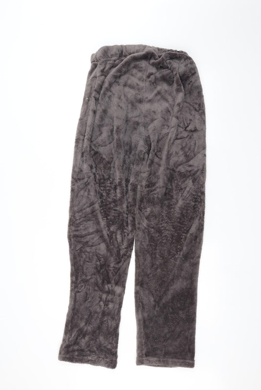 Womens UK Size L Avenue Regular Fit Black Trousers