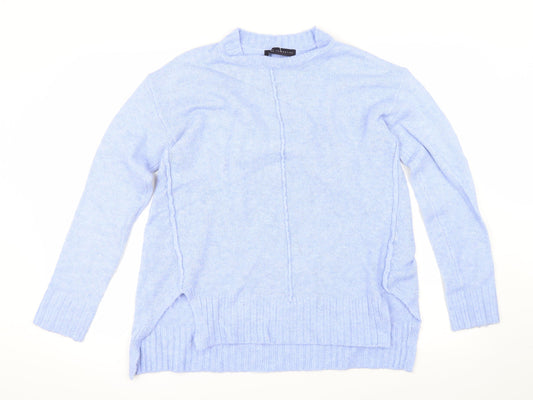 Marks & Spencer Womens Blue Knit Pullover Jumper Size S