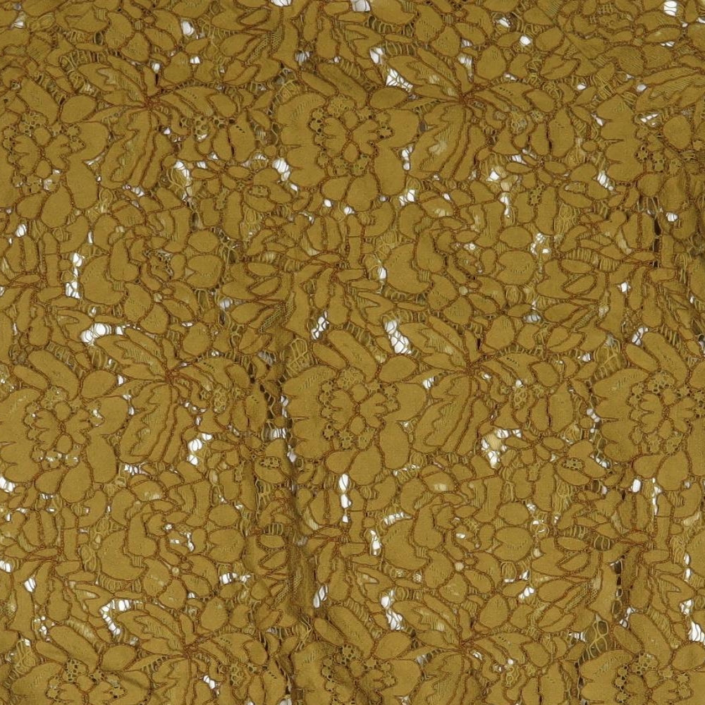 Promod Womens Yellow Basic T-Shirt Size 8