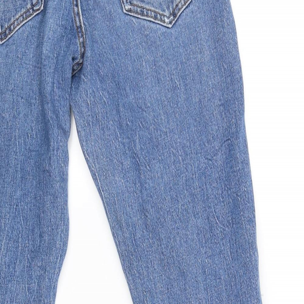 New Look Womens Blue Denim Straight Jeans Size 10 L26 in