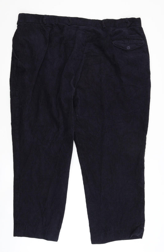 Premier MAN Mens Blue Corduroy Chino Trousers Size 44 in L24 in