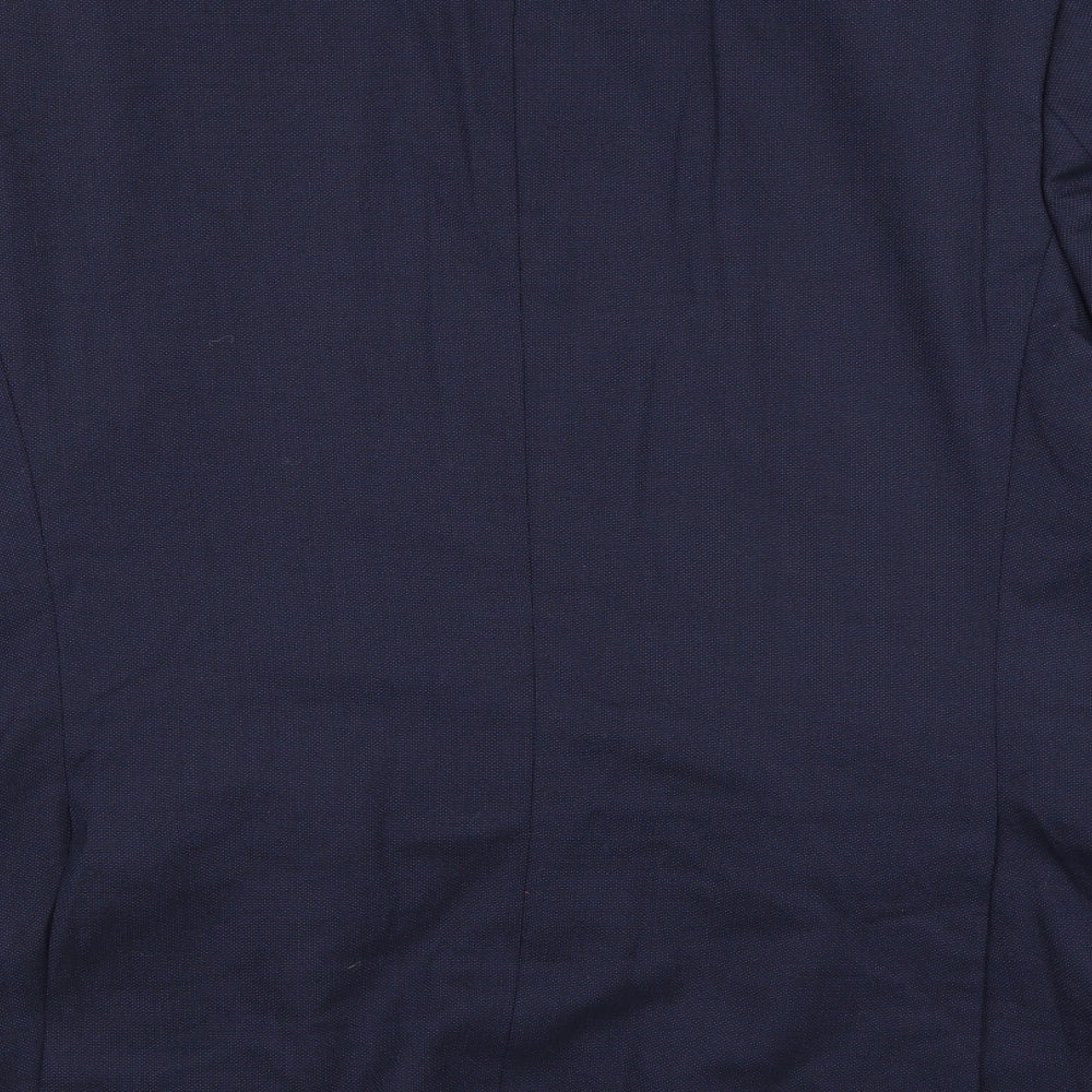 Mens UK Size 42 m&S Regular Blue Suit Jacket