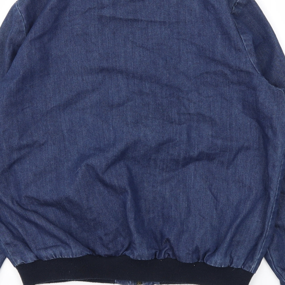 TU Womens Blue Jacket Coat Size 8