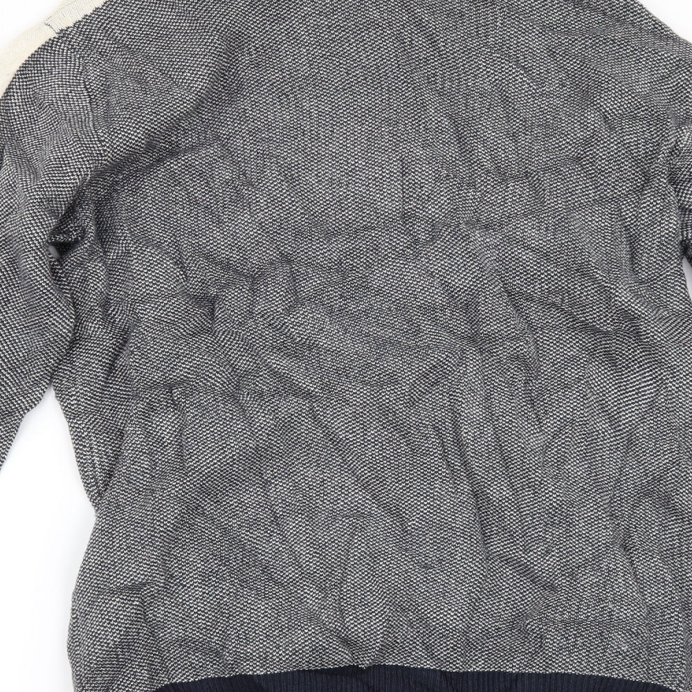 EWM Mens Blue Full Zip Jumper Size S