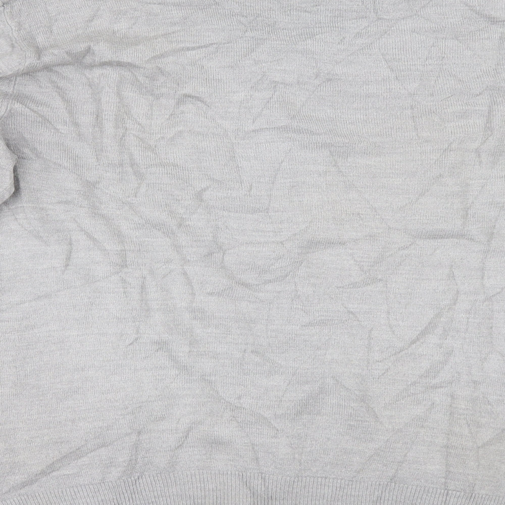 George Mens Grey Pullover Jumper Size S