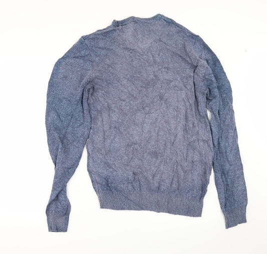 BHS Mens Blue Pullover Jumper Size M