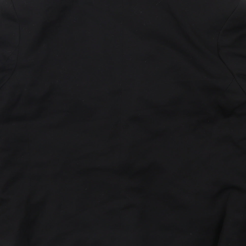 H&M Womens Black Jacket Suit Jacket Size 14