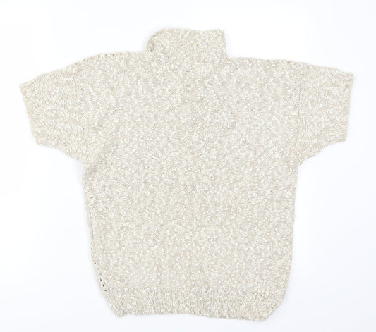 Emreco Womens Beige Pullover Jumper Size M