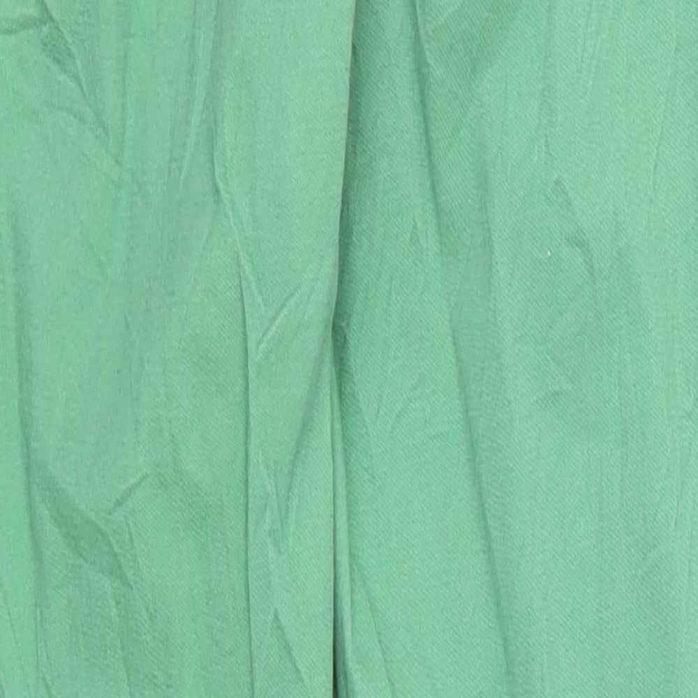 Womens UK Size 6 H&M Regular Fit Skinny Green Jeans