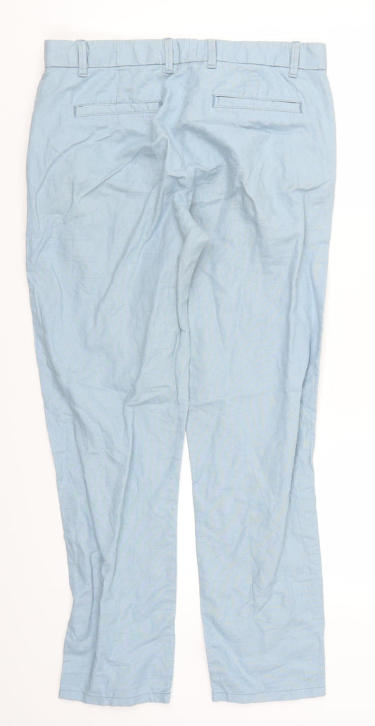 Womens UK Size 32 in Gap Regular Fit Blue Trousers