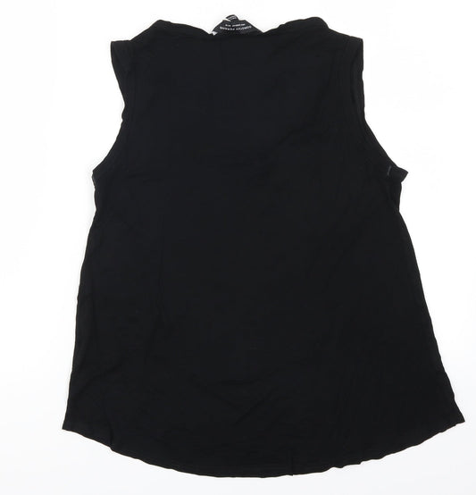 Dorothy Perkins Womens Black Basic Tank Size 12