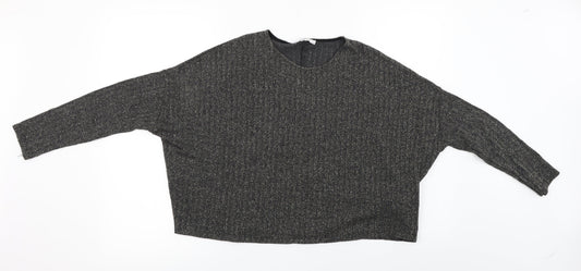 Zara Womens Black Pullover Jumper Size S