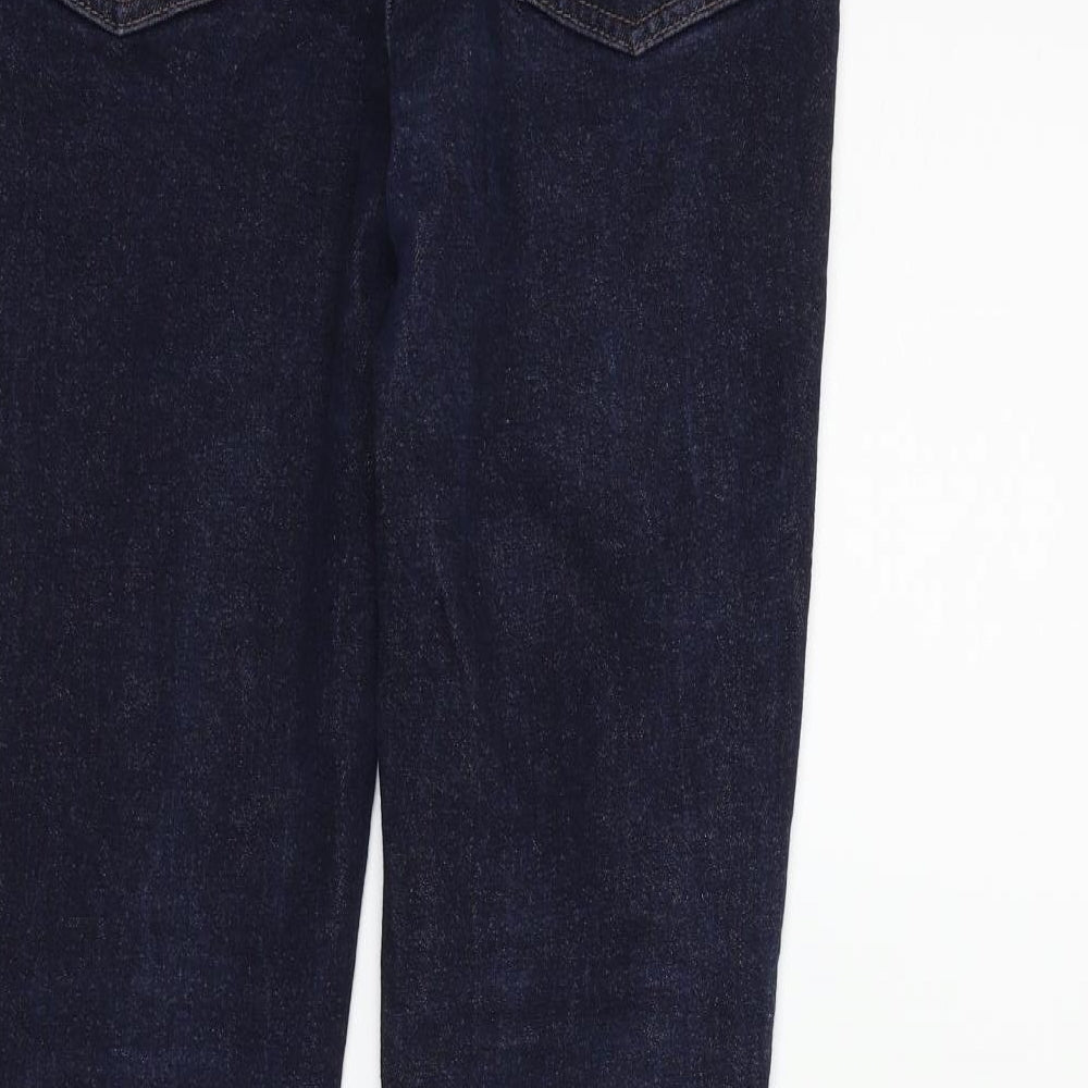 deniem Womens Blue Straight Jeans Size 32 in L33 in