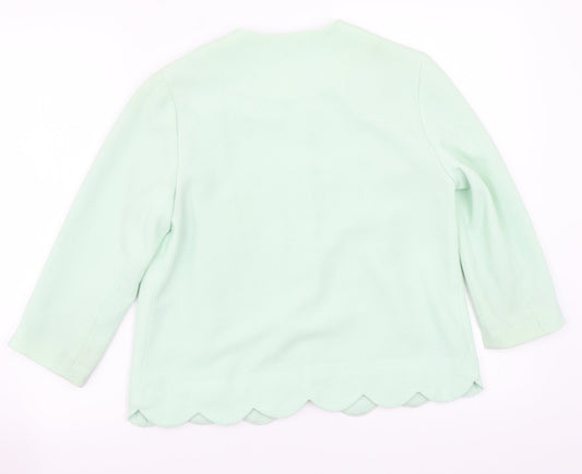 Primark Womens Green Jacket Blazer Size 8