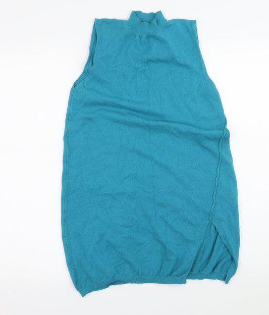 Very Womens Blue Knit Pullover Jumper Size 14