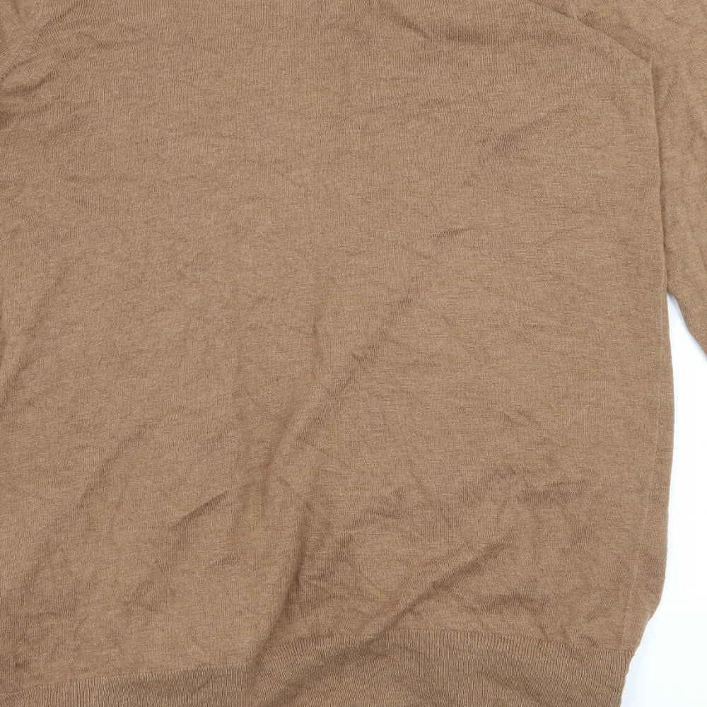 NEXT Womens Brown Knit Cardigan Jumper Size 12