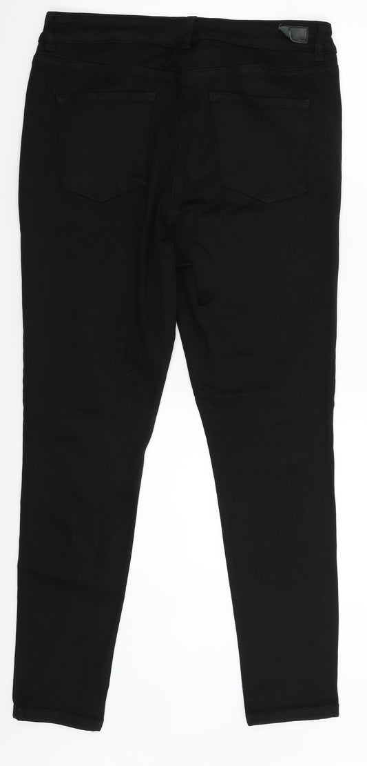 NEXT Womens Black Denim Skinny Jeans Size 32 in L28 in