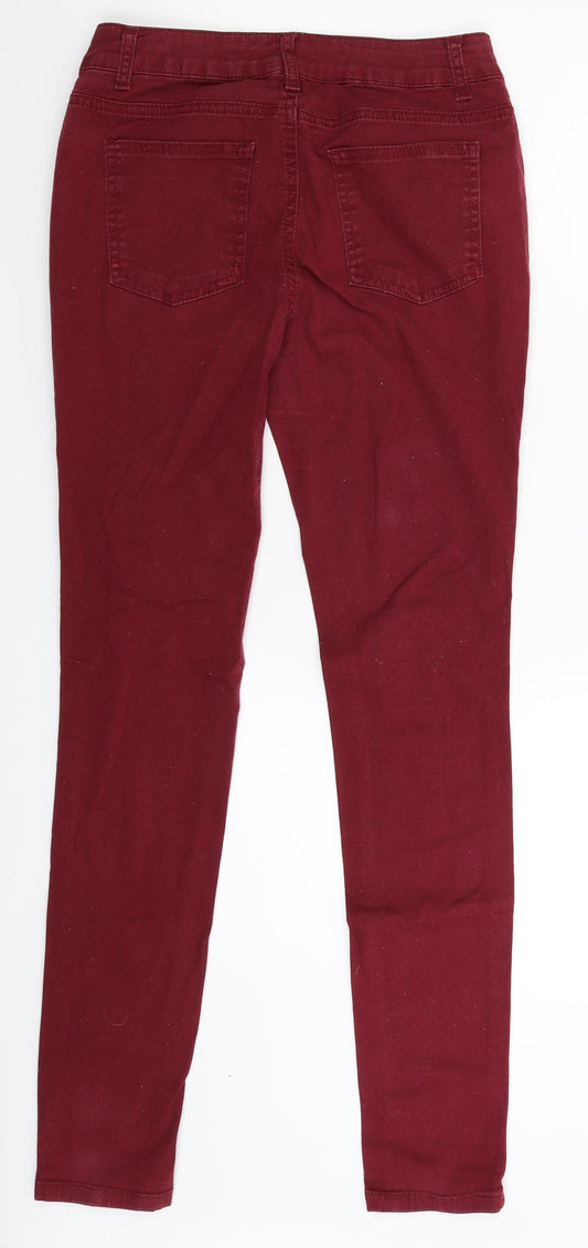 Denim & Co. Womens Brown Denim Jegging Jeans Size 10 L30 in