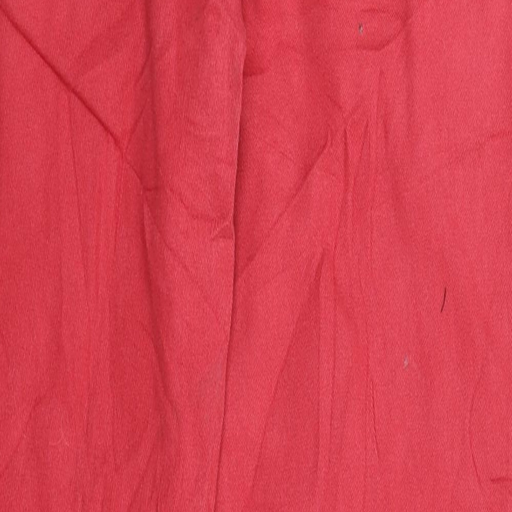 Womens UK Size 32 in Preworn Slim Fit Skinny Red Jeans