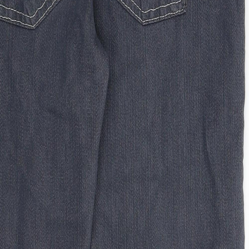 Authentic Womens Grey Denim Straight Jeans Size 30 in L25 in