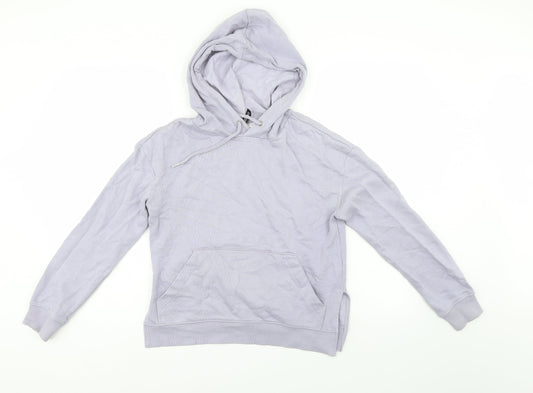 Womens UK Size XS Divided Grey Pullover Hoodie
