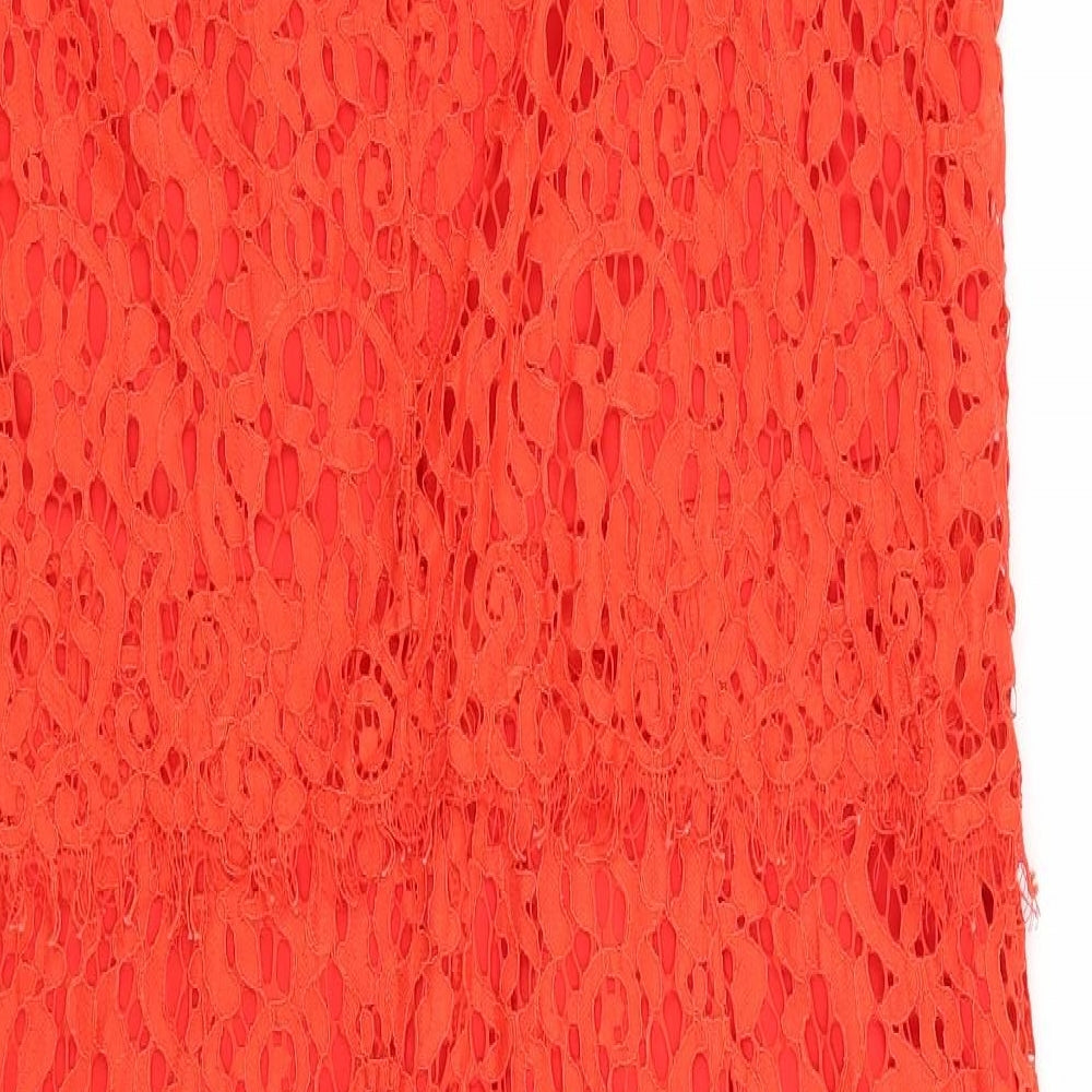 TU Womens Orange Tank Dress Size 12