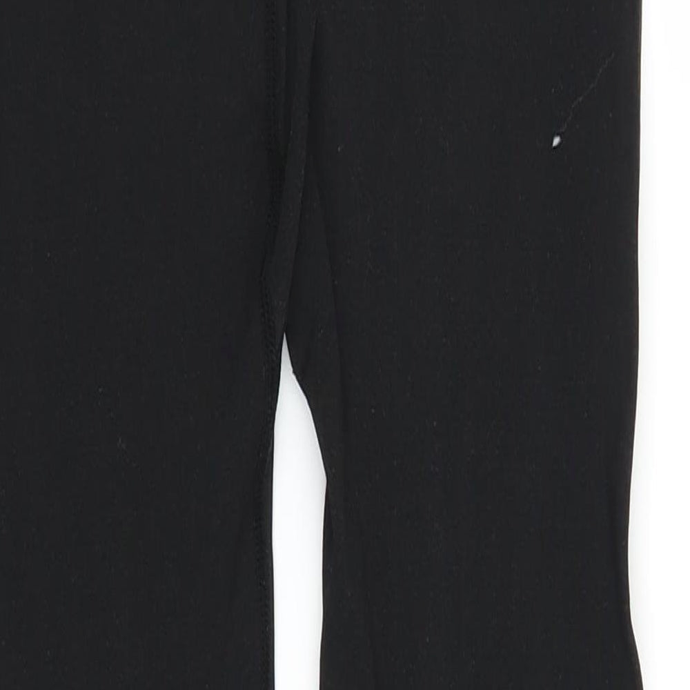 WORKOUT Womens Black Capri Trousers Size M L26 in