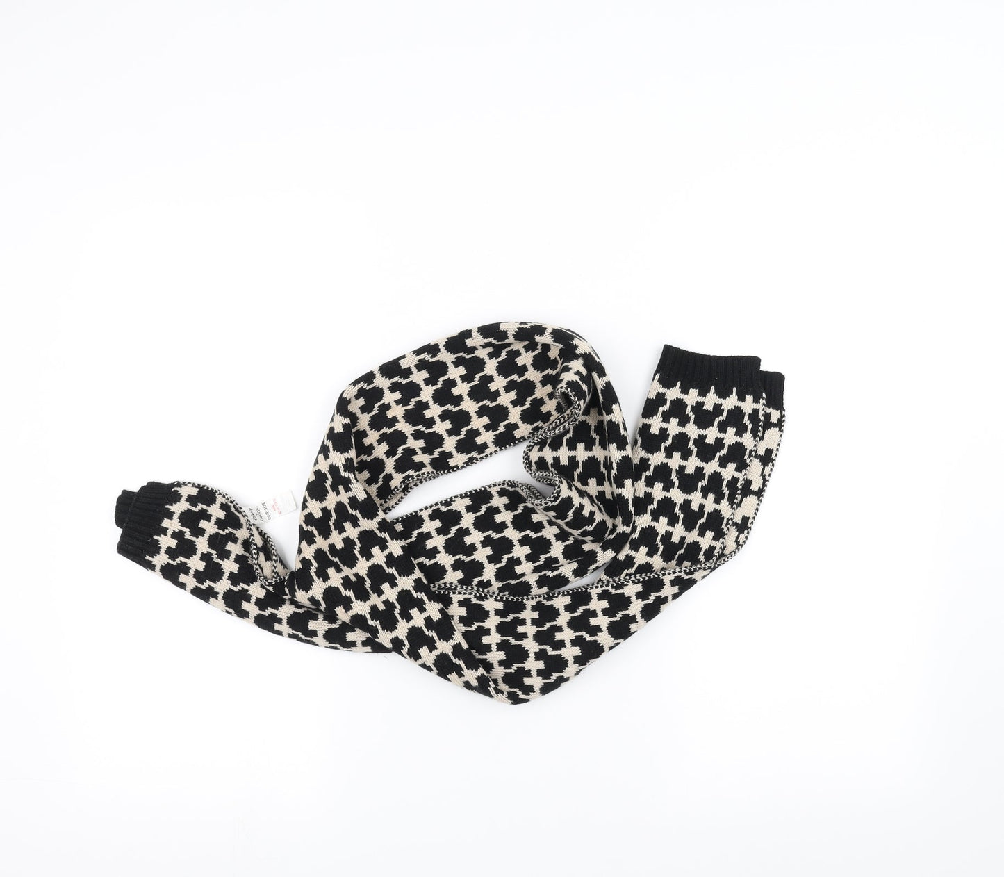 George Womens Black Scarf