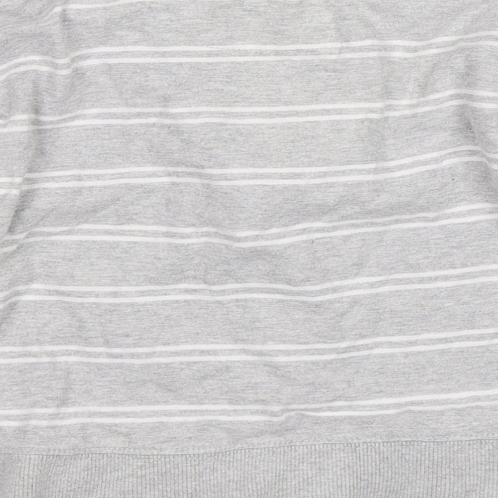 NEXT Baby Grey Striped Jersey T-Shirt Size 12-18 Months - Marine Division