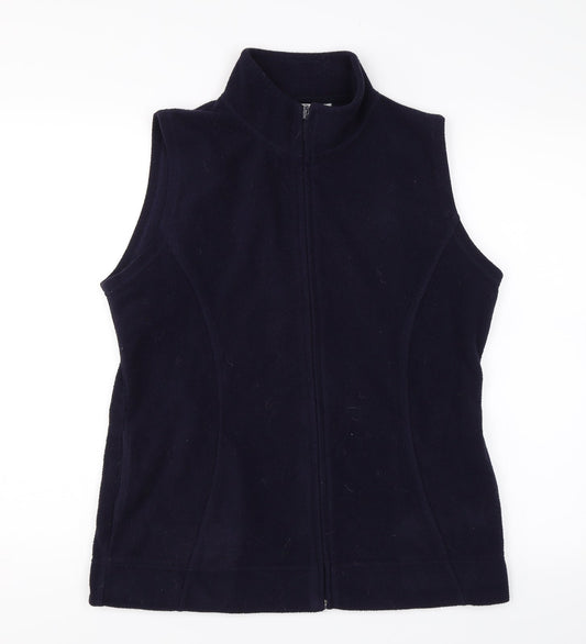 EWM Womens Blue Vest Jumper Size M