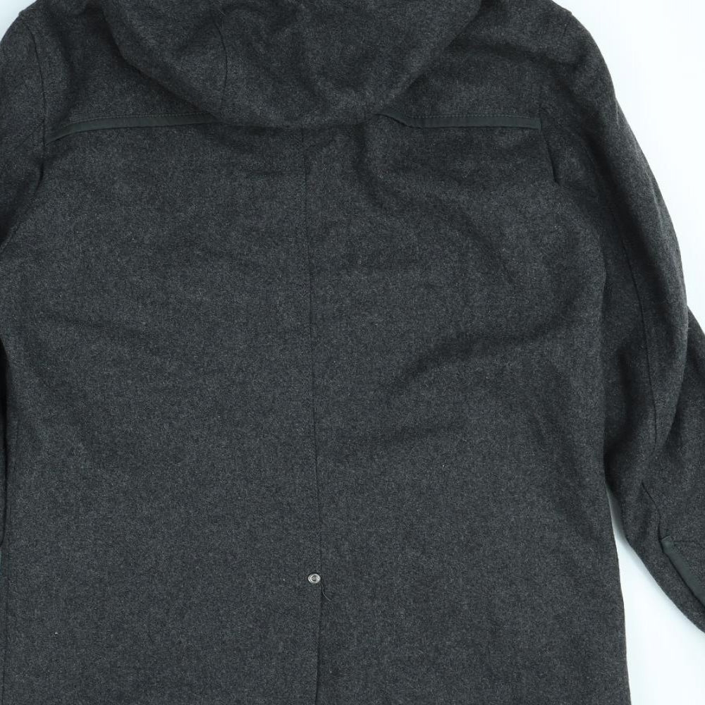 D Code Womens Grey Jacket Coat Size S